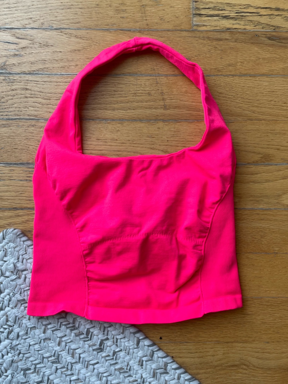 FP Movement Hot Pink Cropped Halter Tank